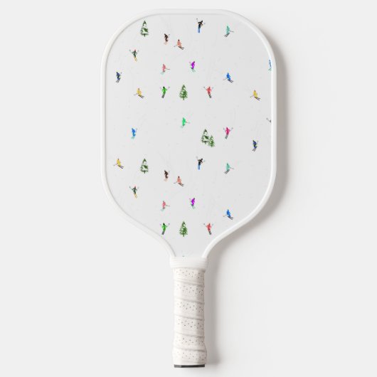 Raquette De Pickleball Ski alpin d'hiver Ski Ski Ski Motif (Recto)