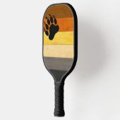 Raquette De Pickleball SlipperyJoe's Bear Pride drapeau de la texture du  (Gauche)