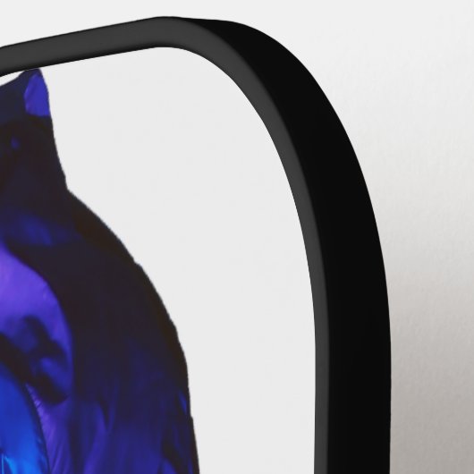 Raquette De Pickleball SlipperyJoe's drapeau gay pride agitant des couleu (Détail gauche)