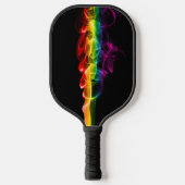 Raquette De Pickleball SlipperyJoe's fumée vif arc-en-ciel célébré (Recto)
