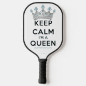 Raquette De Pickleball SlipperyJoe's Keep Calm Queen couronne joyaux a (Verso)