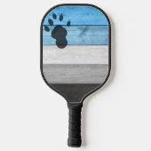 Raquette De Pickleball SlipperyJoe's loutre patte de bois de caisse textu (Verso)
