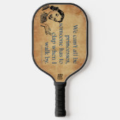 Raquette De Pickleball SlipperyJoe's Princess clap marchant drôle les ann (Recto)