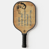 Raquette De Pickleball SlipperyJoe's Princess clap marchant drôle les ann (Verso)
