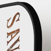 Raquette De Pickleball SlipperyJoe's save horse ride paille cowboy casque (Détail gauche)