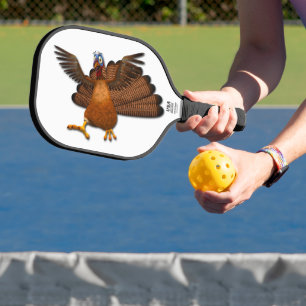 Raquette De Pickleball SlipperyJoe's Thanksgiving gobble de manière respo