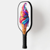 Raquette De Pickleball SlipperyJoe's vibrante crème glacée cone classique (Gauche)