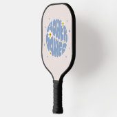 Raquette De Pickleball Slogan d'alimentation des fleurs (Gauche)