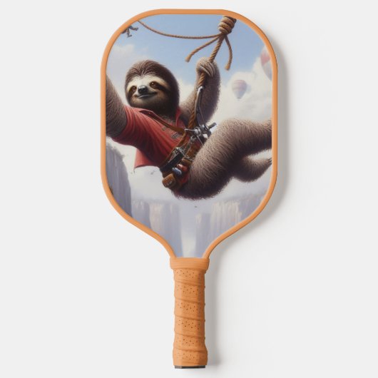 Raquette De Pickleball Sloth Ziplining (Recto)