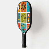Raquette De Pickleball Smorgasbord moderne du milieu du siècle (Gauche)