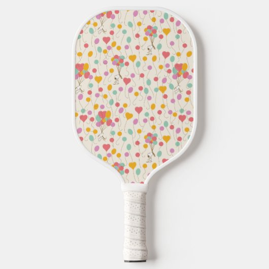 Raquette De Pickleball Snoopy Bunches of Balloons Motif (Recto)