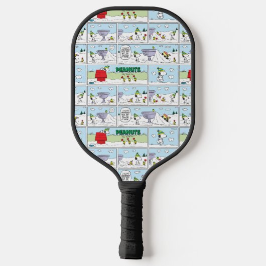 Raquette De Pickleball Snoopy et l'équipage Zamboni (Verso)