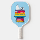 Raquette De Pickleball Snoopy | Rainbow Dog House (Verso)
