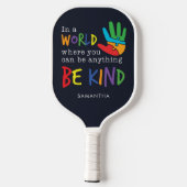 Raquette De Pickleball Sois Génial Motivation Maman Anniversaire (Verso)