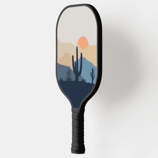 Raquette De Pickleball Soleil désert bleu et beige (Gauche)