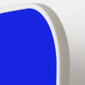 Raquette De Pickleball Solid color plain sapphire bright blue (Détail gauche)