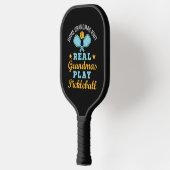 Raquette De Pickleball Some Grandmas Knit Real Grandmas Play Pickleball (Gauche)