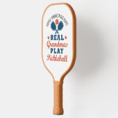 Raquette De Pickleball Some Grandmas Knit Real Grandmas Play Pickleball (Gauche)