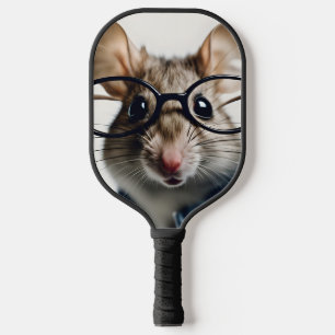 Raquette De Pickleball Souris de champ Portant des lunettes