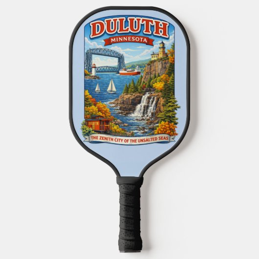 Raquette de Pickleball Souvenir de Duluth, Minneso (Recto)