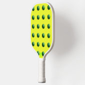 Raquette De Pickleball Sphères vertes sur jaune  (Gauche)