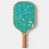 Raquette De Pickleball Splash de peinture Abstraite (Verso)