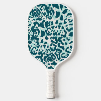 Raquette De Pickleball Sport Luxe Léopard - Menthe Sarcelle