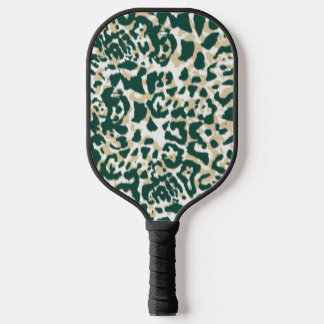 Raquette De Pickleball Sport Luxe Léopard - Turquoise + Sable