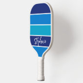 Raquette De Pickleball Sport Signature Blue Striped (Gauche)