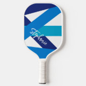 Raquette De Pickleball Sport Signature Diagonal Blue Striped (Verso)