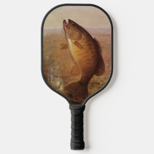 Raquette De Pickleball Sports vintages Pêche, Poisson Brown à grande bouc