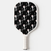 Raquette De Pickleball Squelette d'Halloween avec épée (Verso)