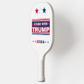 Raquette De Pickleball Stand with Trump~2024~MAGA (Gauche)
