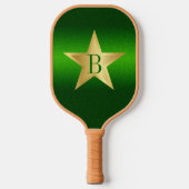 Raquette De Pickleball Star Pickball Star Player Green Custom Monogramme (Recto)