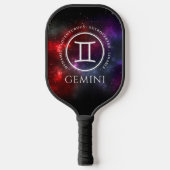 Raquette De Pickleball Starfield Gemini Twins Western Zodiac (Recto)