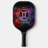 Raquette De Pickleball Starfield Gemini Twins Western Zodiac (Verso)