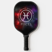 Raquette De Pickleball Starfield Poissons Zodiac occidental (Recto)