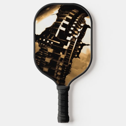 Raquette De Pickleball Steampunk Sculpture (Recto)