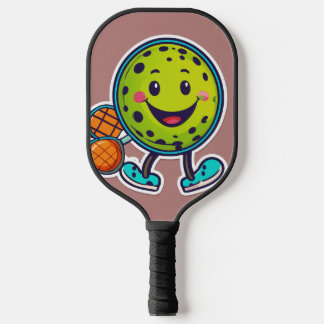 Raquette De Pickleball sticker minimaliste de pickleball de dessin animé
