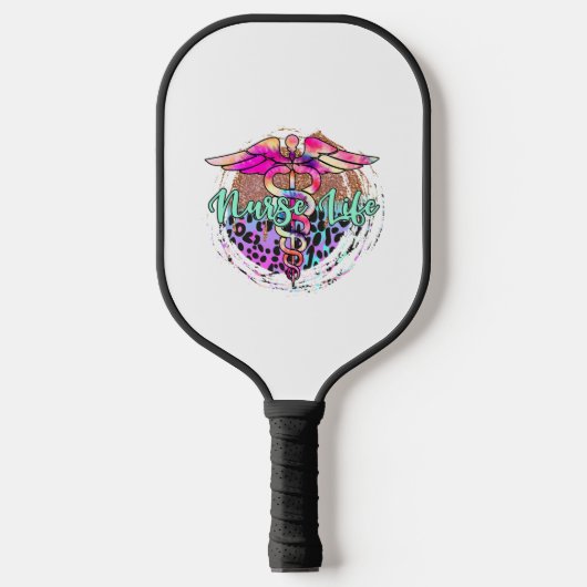 Raquette De Pickleball Sticker pour la vie infirmière 1 (Recto)