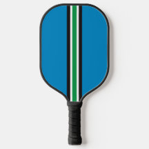 Stripes de course Pickleball Bleu Paddle
