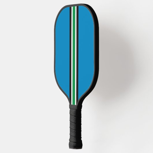 Raquette De Pickleball Stripes de course Pickleball Bleu Paddle (Gauche)