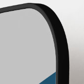 Raquette De Pickleball Stripes Retro Classique Stripes Texte Personnalisé (Détail gauche)