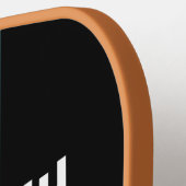 Raquette De Pickleball Stripes rétro personnalisées (Détail gauche)