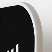 Raquette De Pickleball Stripes rétro personnalisées (Détail gauche)