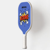 Raquette De Pickleball Style comique fun boom typographie pop art (Gauche)
