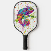 Raquette De Pickleball Style d'aquarelle des teintures Chameleon (Verso)