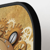 Raquette De Pickleball Style gothique crâne vapeur (Détail gauche)