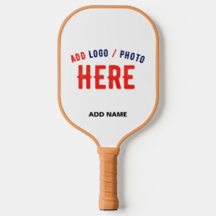 RAQUETTE DE PICKLEBALL STYLISH MODERN CUSTOMIZABLE WHITE VERIFIED BRANDED