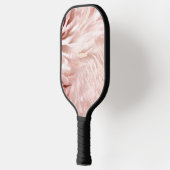 Raquette De Pickleball Stylish Rose rose rose rose or Zebra Glam Glitz (Gauche)